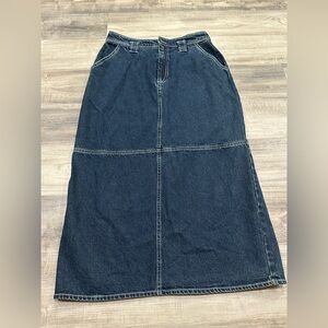 Cleobella Sue Midi Skirt - Dark Denim